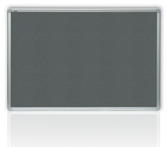 2x3 Filcová šedá tabule v hliníkovém rámu 180 x 90 cm - P-TTA1890-2