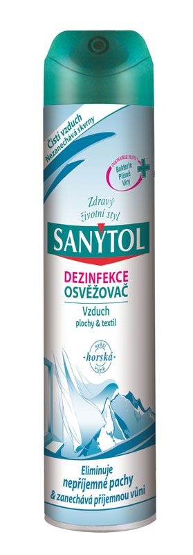 Osvěžovače spray Sanytol - horská vůně